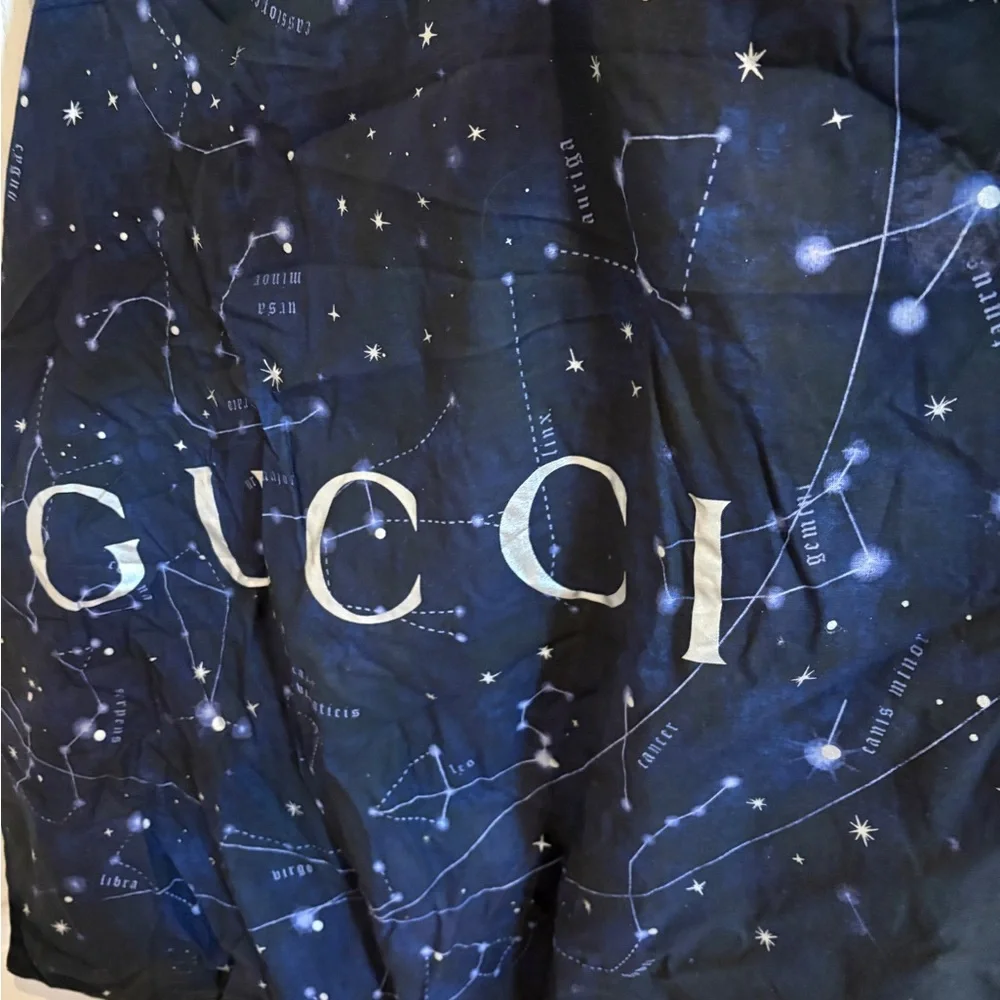 Gucci Cotton Constellation Tote Bag Huge Purse Bag Stars Astrological Signs - Picture 4 of 9